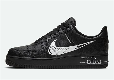 air force one schwarzes nike zeichen|low sketch black air force 1.